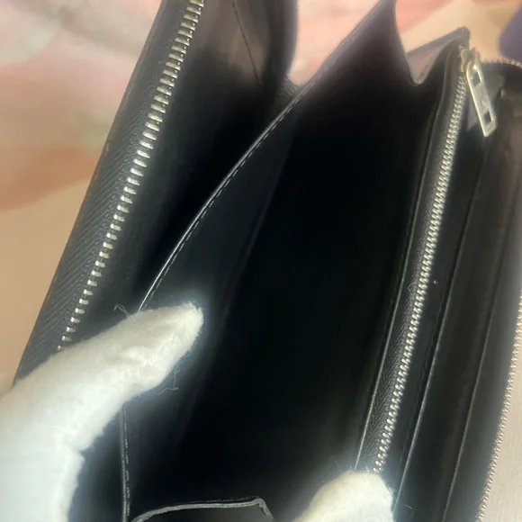Louis Vuitton Classic Black leather zippy wallet organizer - Picture 11 of 16